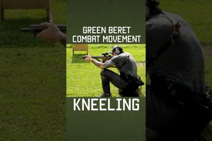 Green Beret Combat Movement: Kneeling #specialforces #shorts #military