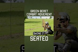 Green Beret Combat Movement: Seated #shorts #military