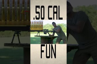 .50 cal vs. spray paint #military #shorts #fun