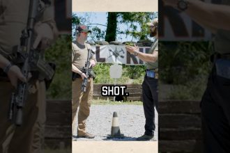 Practicing controlled pairs! #shorts #lawenforcement #military