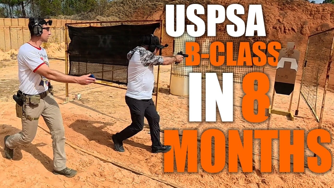 How I Got to USPSA B Class in 8 Months | What Actually Worked