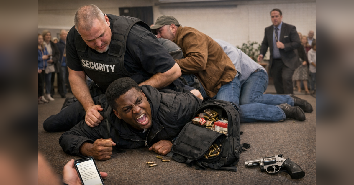 Houston Church Heroism: Security Guard Tackles Armed “Prophet” Carrying 100+ Rounds