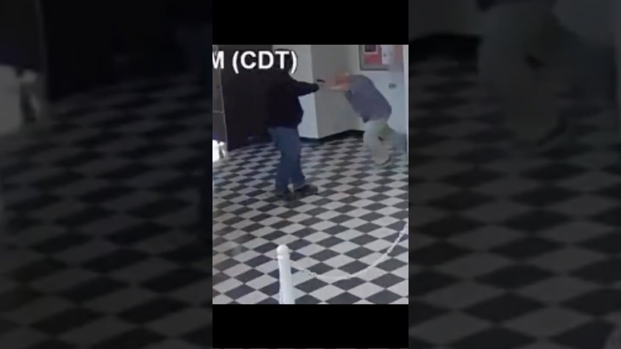 Watch: Surveillance Video Shows the Moment Principal Kirk Moore Tackled the Shooter