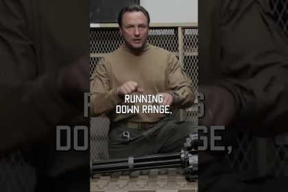 Ever shot a minigun? #military #army #shorts