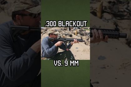.300 Blackout vs. 9 mm #shorts #military
