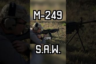 The M-249 S.A.W. is badass #shorts #m249 #military #specialforces #army