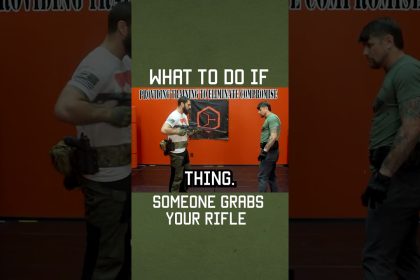 What to do if someone grabs your rifle! #shorts #selfdefense #rifle #military #lawenforcement