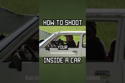 How To Shoot Inside A Car #shorts #car #military #tips