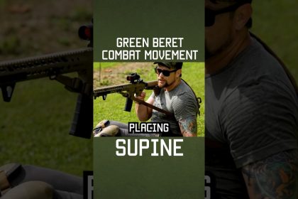 Green Beret Combat Movement: SUPINE #shorts #military #greenberet