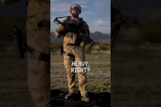 How To Shoot an LMG #shorts #military #specialforces