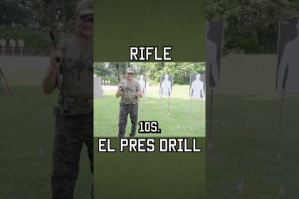 The Rifle “El Pres” Drill #shorts #military #training