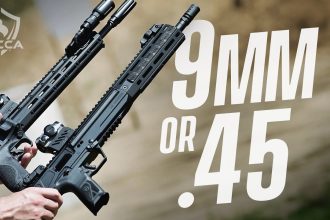Navy SEAL: Should You Pick 9mm or .45 Pistol Caliber Carbine?