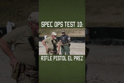 Spec Ops Test 10: Rifle Pistol El Prez #shorts #army #military