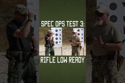 Spec Ops Test 3: Rifle Low Ready #shorts #military #specialforces #training #explore