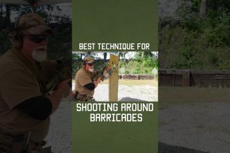 Best Technique for Shooting Around Barricades #shorts #military #lawenforcement #tips #training
