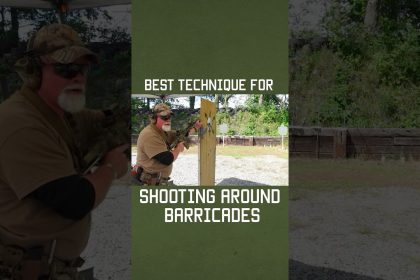 Best Technique for Shooting Around Barricades #shorts #military #lawenforcement #tips #training