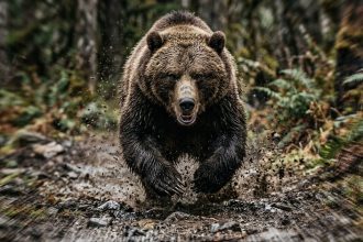 A Grizzly Charged a Father and His Young Son. He Stopped It at 5 Yards.