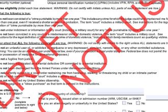 New Form 4473 Draft: Sex Field Reduced to Male and Female, Marijuana Question Updated, Direct Shipping Added