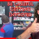 Clerk Steps In To Protect Defenseless Woman From Madman | Active Self Protection