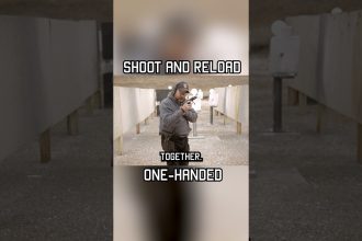 Shoot and Reload One-Handed #shorts #military #tips