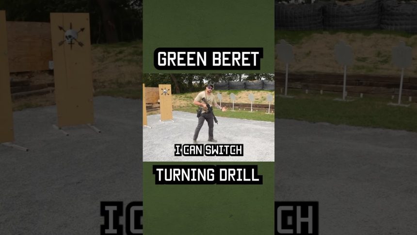 The GREEN BERET TURNING DRILL #specialforces #training #shorts