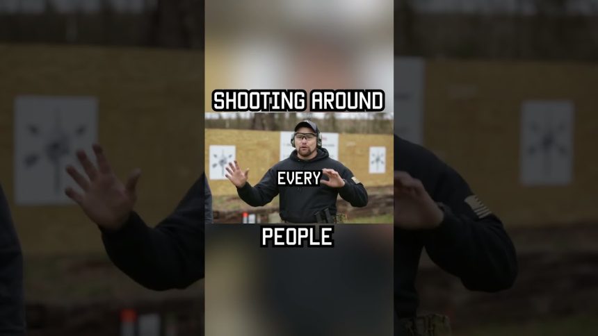 How to safely SHOOT AROUND PEOPLE #shorts #tips #military #army #specialforces