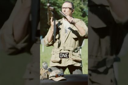 Best smg ever? M3 Grease Gun #shorts #ww2 #history #fun