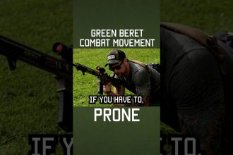 Green Beret Combat Movement: Prone #shorts #tips #military #specialforces