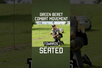 Green Beret Combat Movement: Seated #shorts #selfdefense #specialforces