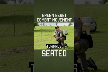 Green Beret Combat Movement: Seated #shorts #selfdefense #specialforces