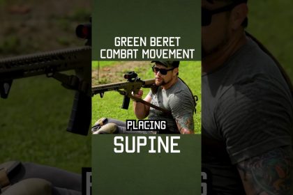 Green Beret Combat Movement: Supine #shorts #specialforces #tips