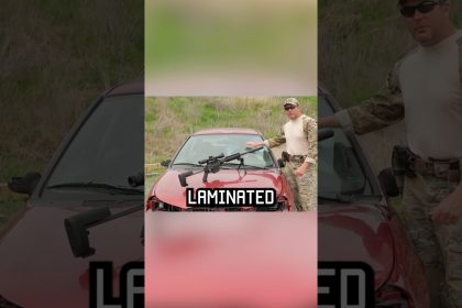 How military snipers shoot into car windshields! #shorts #cars #military