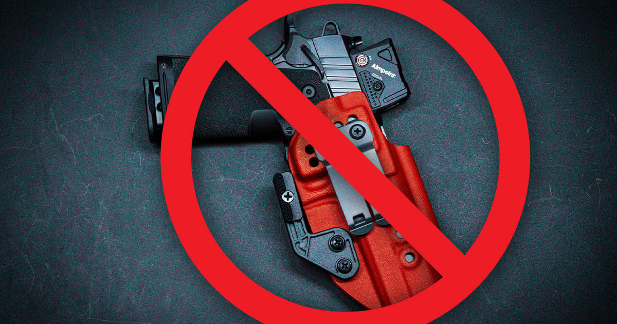 SAF Sues the Only County in America That Bans Red Dots, Lights and 1911s for Permit Holders