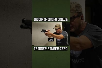 Indoor Shooting Drills you should try: Trigger Finger Zero #shorts #drill #military #training