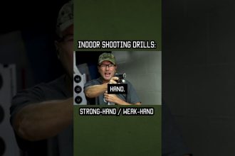 Indoor Shooting Drills you should try: Strong Hand Weak Hand #shorts #drill #military #training