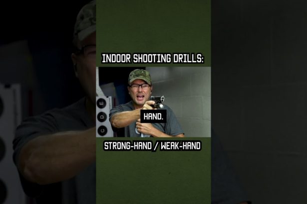 Indoor Shooting Drills you should try: Strong Hand Weak Hand #shorts #drill #military #training