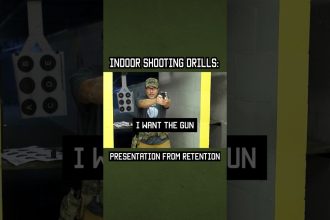 Indoor Shooting Drills you should try: Presentation For Retention #shorts #drill #military #training