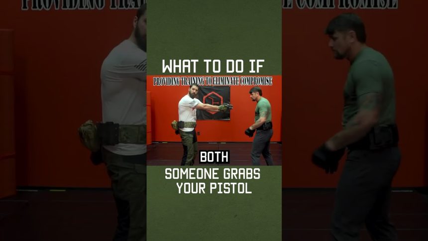 What to do if someone grabs your pistol #shorts #selfdefense #tips #military