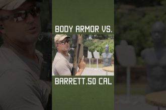 Body Armor vs. Barrett .50 Cal #shorts #sniper #military