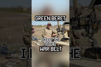 How Green Berets set up their war belt #shorts #greenberet #specialforces #military #army
