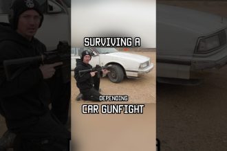 Watch this to SURVIVE a car gunfight #car #selfdefense #shorts #survival #military