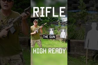Rifle High Ready Drill #shorts #military #training #youtubeshorts
