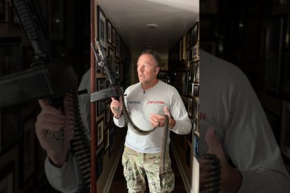 Home Defense with a belt-fed AR #shorts #military #louisville #kentucky #selfdefense