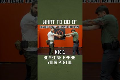 What To Do If Someone Grabs Your Pistol #selfdefense #tips #shorts #military #lawenforcement