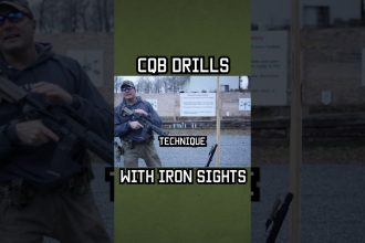 CQB Drills with Iron Sights #shorts #tips #military #selfcare