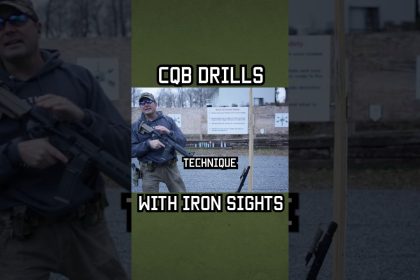 CQB Drills with Iron Sights #shorts #tips #military #selfcare
