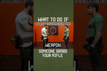 What To Do If Someone Grabs Your Rifle #selfdefense #tips #shorts #military #lawenforcement