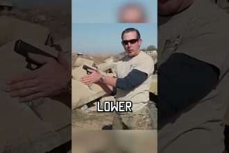 A tip for holding your pistol better #shorts #training #military