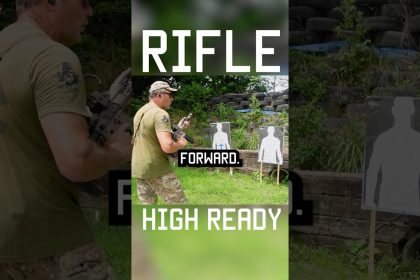 How to perform Rifle High Ready #shorts #training #specialforces #military #army