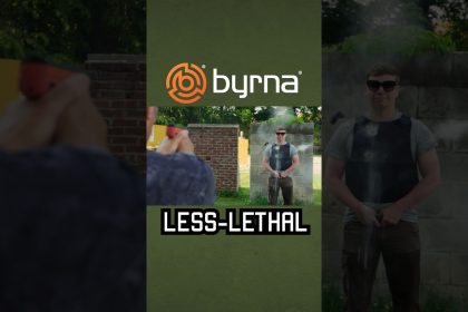 The Byrna Less-Lethal kicks ass #shorts #military #tips #selfdefense